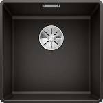BLANCO Subline 400 - Мивка от Silgranit, 43x43 см, черна 525988 (525988) Мивка за вграждане