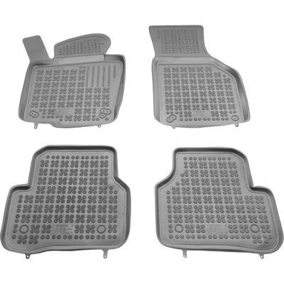 Rezaw-Plast Гумени стелки за VW Passat B6 / B7 (2005-2014) / Tiguan (2007-2016) / Jetta (2010-2018) - тип леген сиви (200102S)