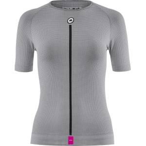 ASSOS Дамско горнище ASSOS Women's Summer S/S Skin Layer P1 Cycling undershirt - Grey Series - размер XS/S (114-3860-0111)