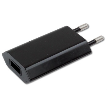 TECHLY IPW-USB-ECBKG зарядно за мобилни устройства GPS, MP3, Мобилен телефон, PDA, Смартфон Черен Променлив ток (AC) На закрито (100051) (100051)