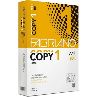 Fabriano Копирна хартия Copy 1, A4, 80 g/m2, 500 листа (O1505100139)