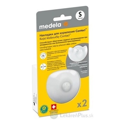MEDELA Kontaktné dojčiace klobúčiky v krabičke 2 ks