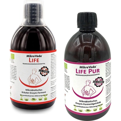 Mikroveda MikroVeda fermentované enzýmy Bio LIFE fermentované enzýmy s bylinkami 0,5 l