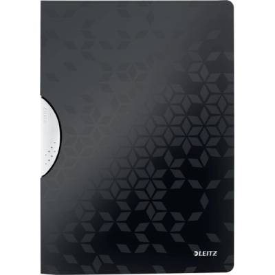 LEITZ Rýchlozviazač s klipom A4 „Wow ColorClip“, čierny 41850095