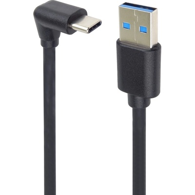 PremiumCord KU31CZE2BK USB C-USB A zahnutý 2m černý