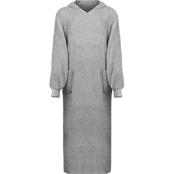 vidaXL Одеяло с качулка KINN Сив XXL Памук (4100894)