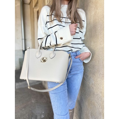 Laura Biaggi dámska kabelka do ruky DX-JS-59-cream