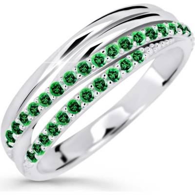 Cutie Diamonds prsten z bílého zlata se smaragdy DZ6716 3352 SM X 2