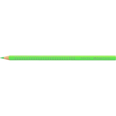 Faber-Castell Grip триъгълен неоново зелен цветен молив FC112410 (FC112410)