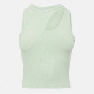 Jack Wills Spliced Rib Tank - Laurel Green
