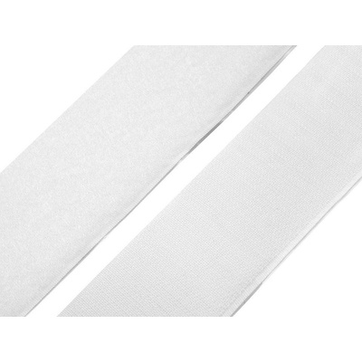 Stoklasa Suchý zip háček + plyš samolepicí šíře 50 mm Balení: 1 m, Varianta: bílá bílá