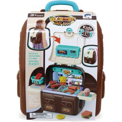 Felyx Toys Yifeng Щанд за Хамбургери в Раница 2 в 1 (1011407F)