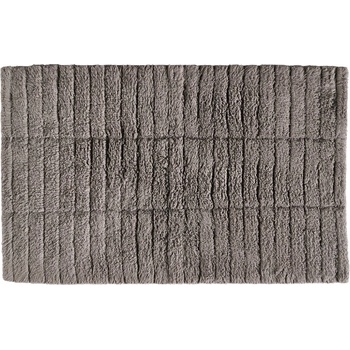 Zone Сиво-кафява постелка за баня 80x50 cm Tiles - Zone (13534)