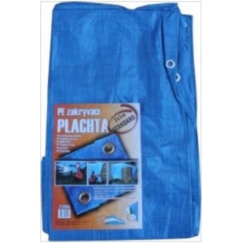 Tarpaulin plachta Standard 6x10, zakrývacia, 80 g/m2, modrá