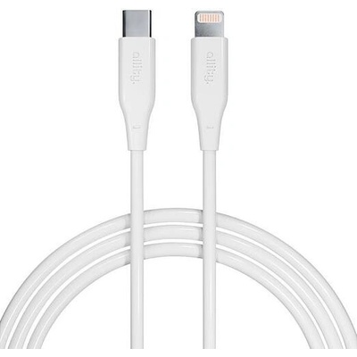 Allity GSM186394 USB-C/Lightning, 2m, bílý