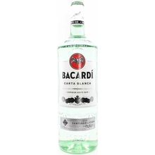 Bacardi Carta Blanca 37,5% 3 l (čistá fľaša)