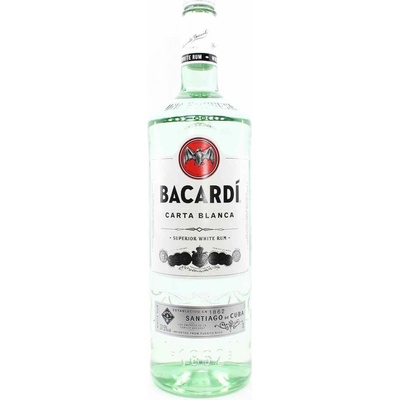 Bacardi Carta Blanca 37,5% 3 l (čistá fľaša)