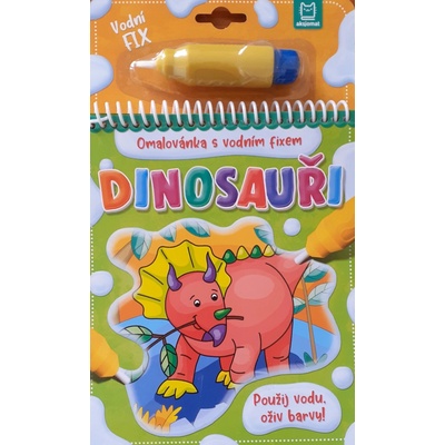 Dinosauři Omalovánka s vodním fixem Barbara Wierzchowska