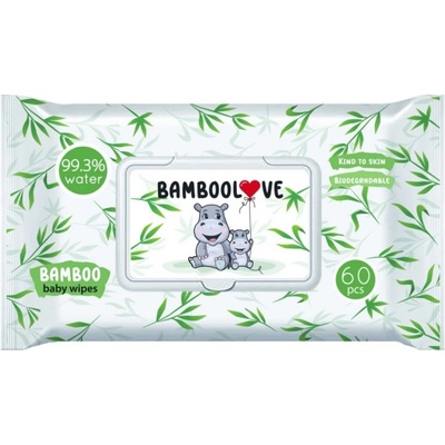 Bamboolove Vlhčené obrúsky bambus 60 ks