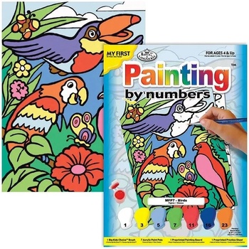 Royal & Langnickel maľovanie podľa čísel pre deti Vtáky