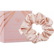 Crystallove - Silk Scrunchie - Gold - Gumička do vlasov z prírodného hodvábu - 1ks