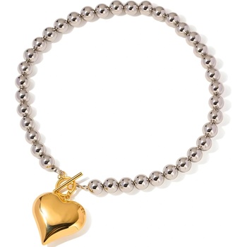 HARAHU Колие vi-34254 - Сребърен / Златен kp34254 (vi-34254)