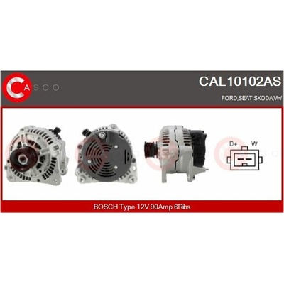 Generátor CASCO CAL10102AS