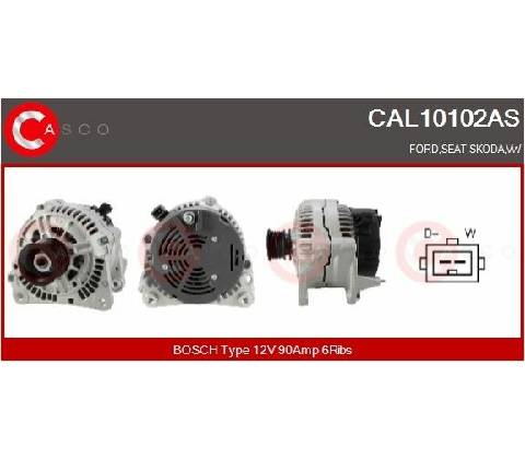 generátor CASCO CAL10102AS