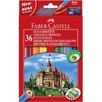 Faber-Castell 120136 Комплект от 36 смесени цветни молива FC120136 (FC120136)