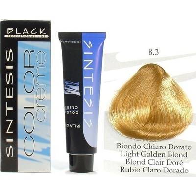 Black Sintesis Color Creme 8-3 svetlo zlatý blond 100 ml