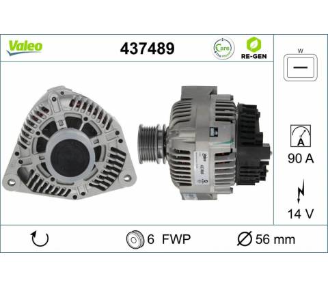 Alternátor VALEO 437489