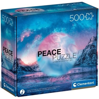 Clementoni Peace Světle modrá 500 dielov