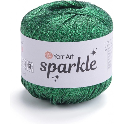 YarnArt Příze Sparkle 1333 tmavě zelená