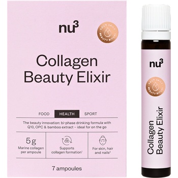 nu3 Collagen Beauty Elixir, Liquid Ampoules to Drink (7 Ampoules) - 154 мл