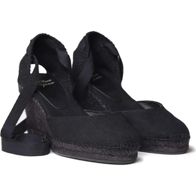 TONI PONS Florina Wedge Espadrilles - Black (Black)