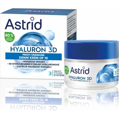 Astrid Hyaluron denní pleťový SPF 15 3D 50 ml