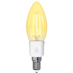 DELTACO SMART HOME SH-LFE14C35 LED крушка, E14, волфрамова свещ, WIFI, 4, 5 W, бяла, регулируема