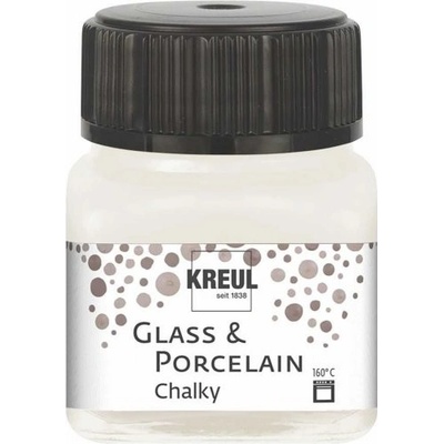Kreul Barva na sklo a porcelán CHALKY 20 ml BÍLÁ BAVLNA – Zboží Dáma