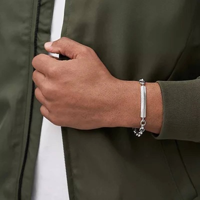 Fossil Мъжка гривна Fossil JF04569040 (JF04569040)