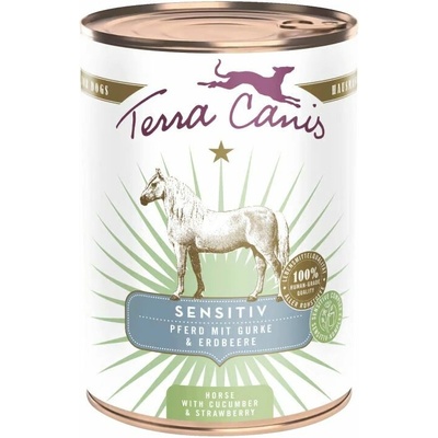 Terra Canis Sensitive Horse with cucumber & strawberry 400 g