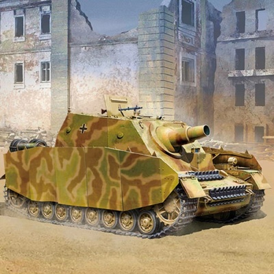Academy German Strumpanzer IV Brummbar Ver.Mid w Zimmerit 1:35