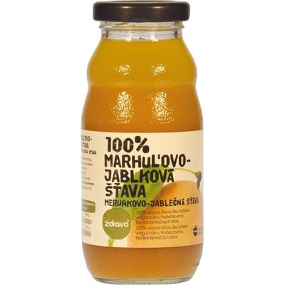 Zdravo 100% marhula a jablko 200 ml
