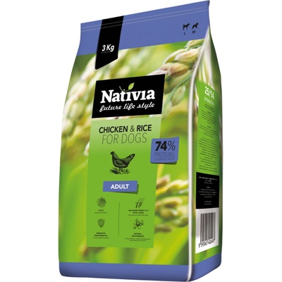 Nativia Adult Chicken & Rice 3 kg