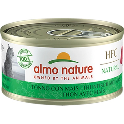 Almo Nature HFC Natural tuniak s kukuricou 6 x 70 g