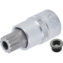 Hlavice nástrčná, 12,5 mm (1/2"), vnitřní tisícihran (pro XZN) s otvorem M16 - BGS 4356