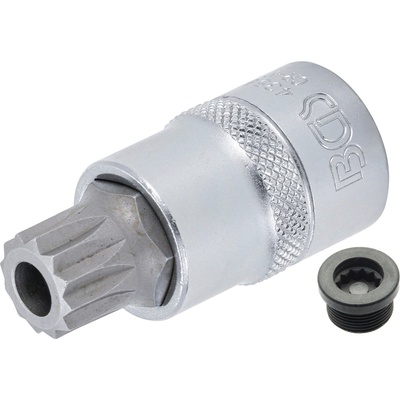 BGS Technic BGS 4356 Zástrčná hlavice 1/2" XZN M16 s vrtáním – Zboží Dáma