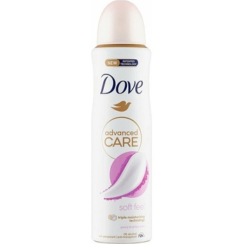 Dove Advanced Care Soft Feel deospray 72h Peony & Amber 150 ml