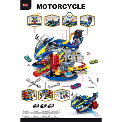 Ramiz Parkovanie MEGA s funkciou dymu Motocykel