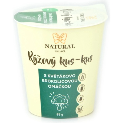Natural Jihlava rýžový kuskus bez lepku s květákovo brokolicovou omáčkou 85 g