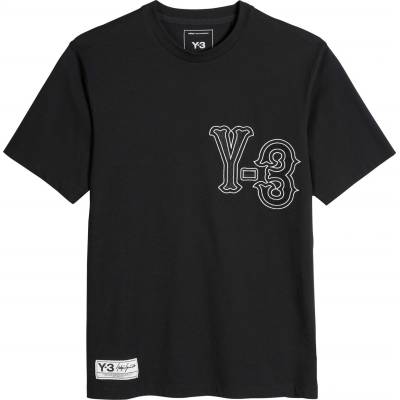 Y3 Тениска Y3 Mens Elite 5 GFX T-Shirt - Black